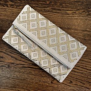 Studded Foldover Clutch